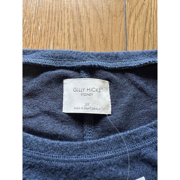Gilly Hicks Sydney Top‎ Women Size XS Long Sleeve Blue Ice Cream Cone Preppy NWT - Picture 8 of 16